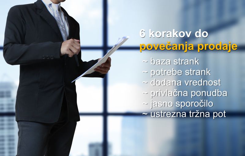 povečanje prodaje