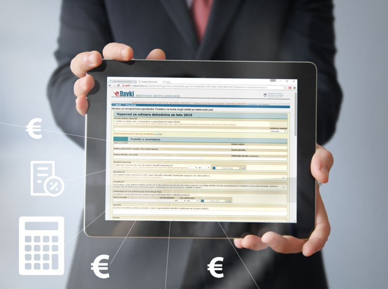 eDavki 1- napoved za odmero dohodnine 2015