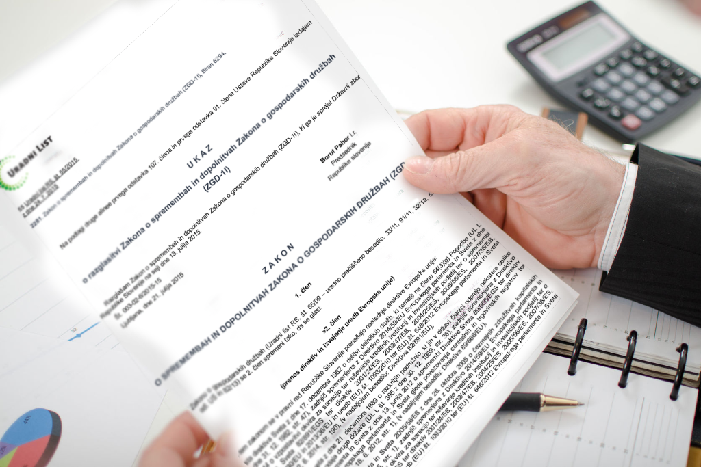 Novela Zakona o gospodarskih družbah (ZGD-1)